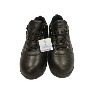 Size 15 Mens Propet Sealtex Cliff Walker Low Waterproof Black Boots New No Box